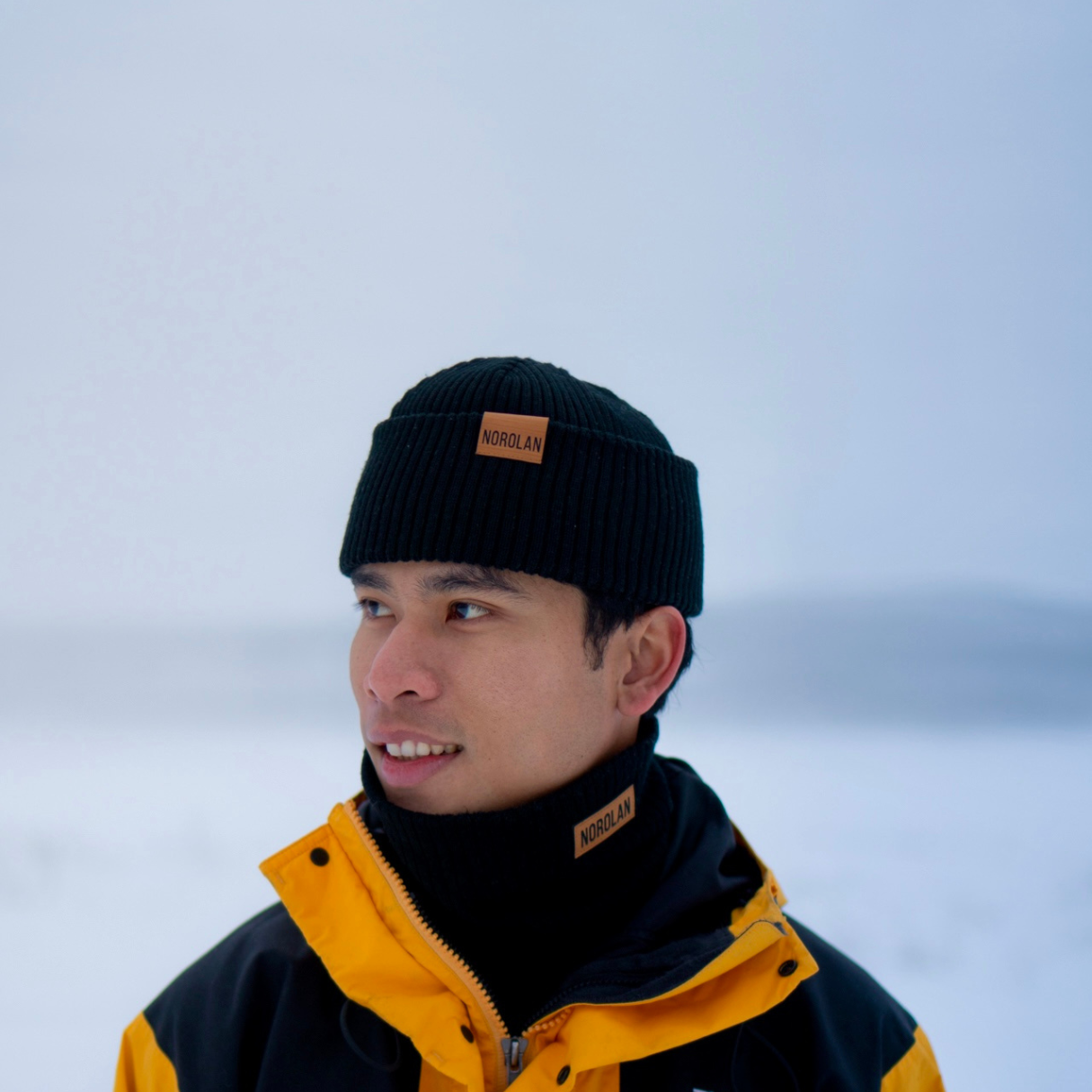 Norolan fiskelue i merinoull