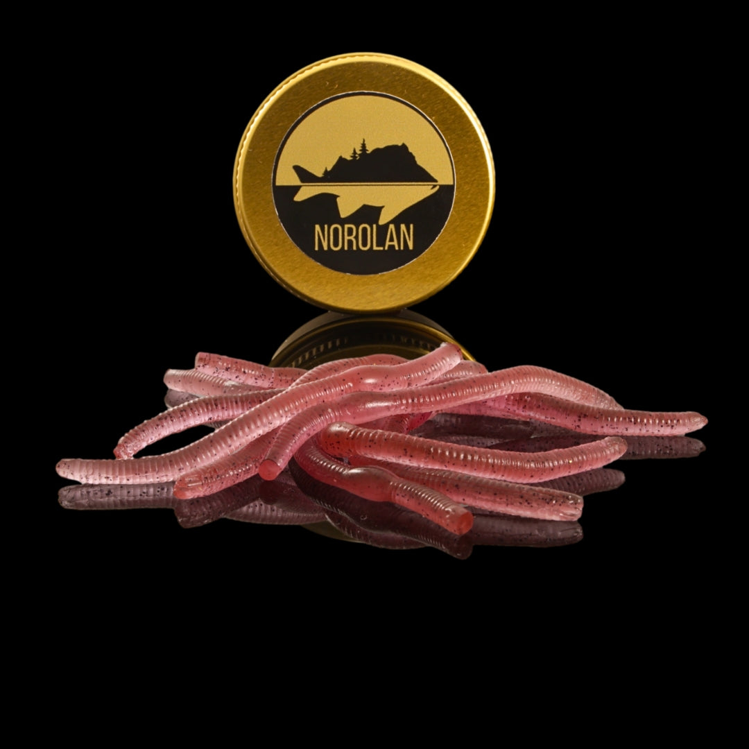 Norolan Bugster Earthworm kunstig mark med rekelukt, pakke med 8 stk