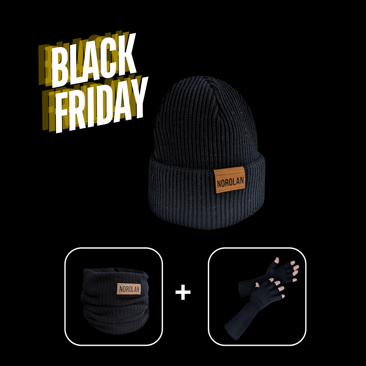 Norolan fiskelue i merinoull