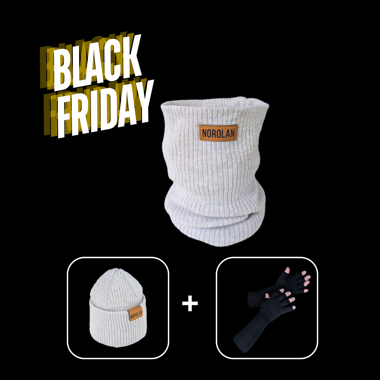 Norolan hals i merinoull