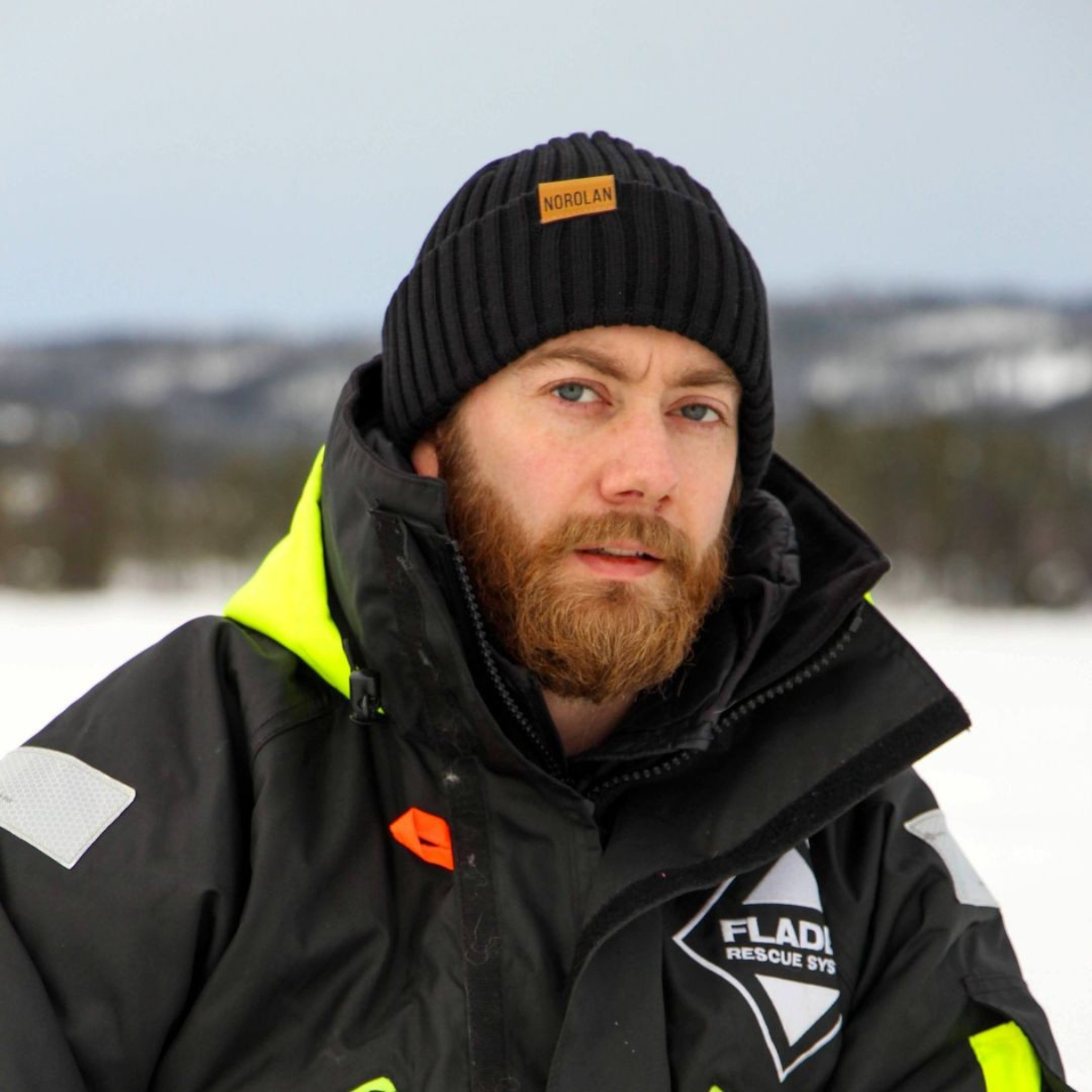 Norolan fiskelue i merinoull